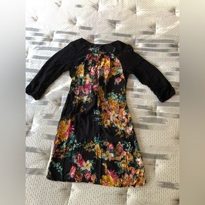 Long Tall Sally Sleeveless floral tunic Dress size 6 fitted